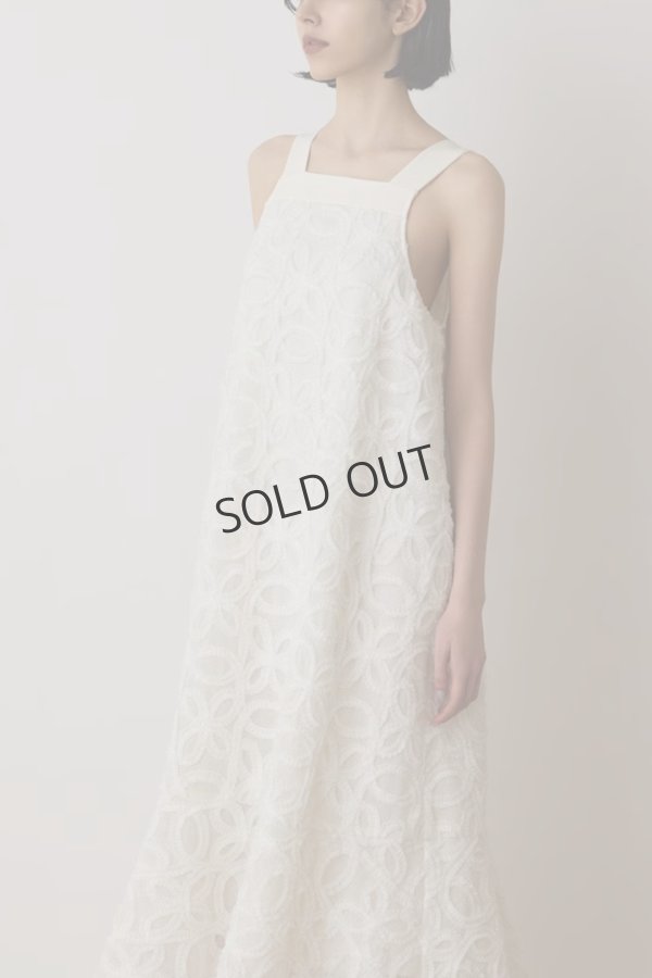 画像4: {SOLD}グレースコンチネンタル|GRACE CONTINENTAL  テープ刺繍メッシュワンピース{-BES} (4)