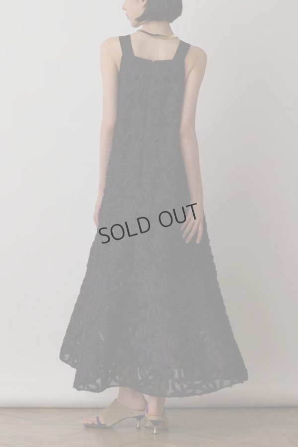 画像2: {SOLD}グレースコンチネンタル｜GRACE CONTINENTAL  テープ刺繍メッシュワンピース{-BES} (2)
