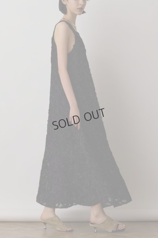 画像3: {SOLD}グレースコンチネンタル｜GRACE CONTINENTAL  テープ刺繍メッシュワンピース{-BES} (3)