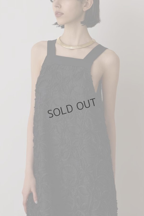 画像4: {SOLD}グレースコンチネンタル｜GRACE CONTINENTAL  テープ刺繍メッシュワンピース{-BES} (4)