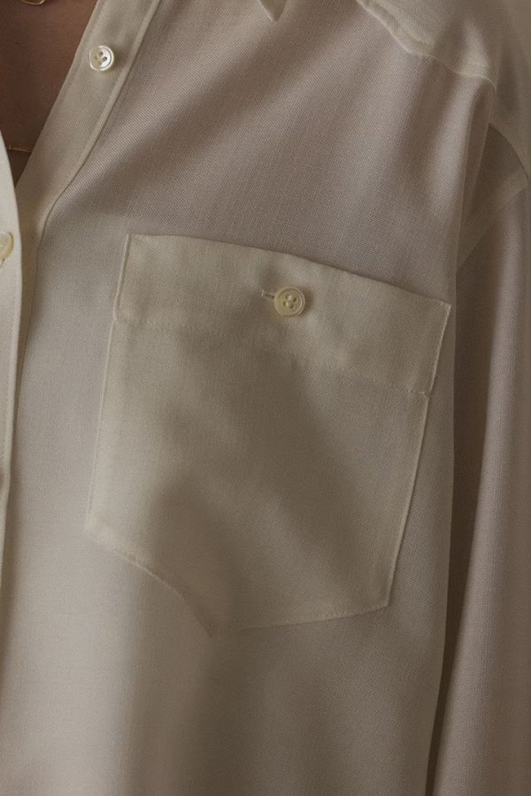 画像7: 【 40%OFF セール30,800円→18,480円】 グレースコンチネンタル|GRACE CONTINENTAL  シアー2wayウエスタンシャツ{-BES} (7)