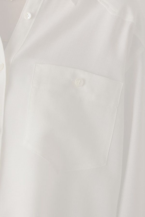 画像7:  {SOLD} グレースコンチネンタル｜GRACE CONTINENTAL  シアー2wayウエスタンシャツ{-BES} (7)