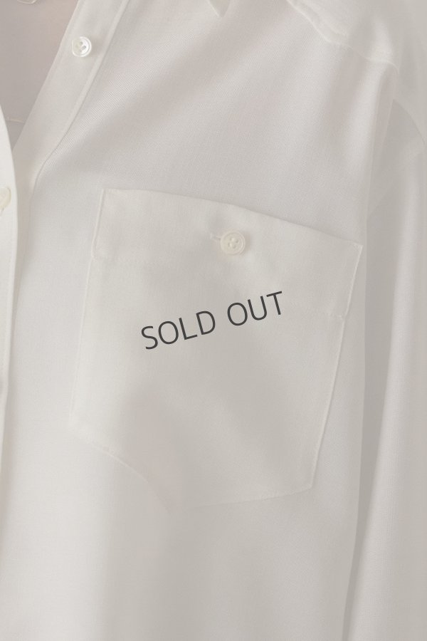 画像7: {SOLD}グレースコンチネンタル｜GRACE CONTINENTAL  シアー2wayウエスタンシャツ{-BES} (7)