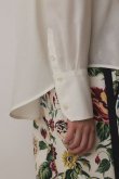 画像8: 【 10%OFF セール｜30,800円→27,720円】 グレースコンチネンタル｜GRACE CONTINENTAL  シアー2wayウエスタンシャツ{-BES} (8)