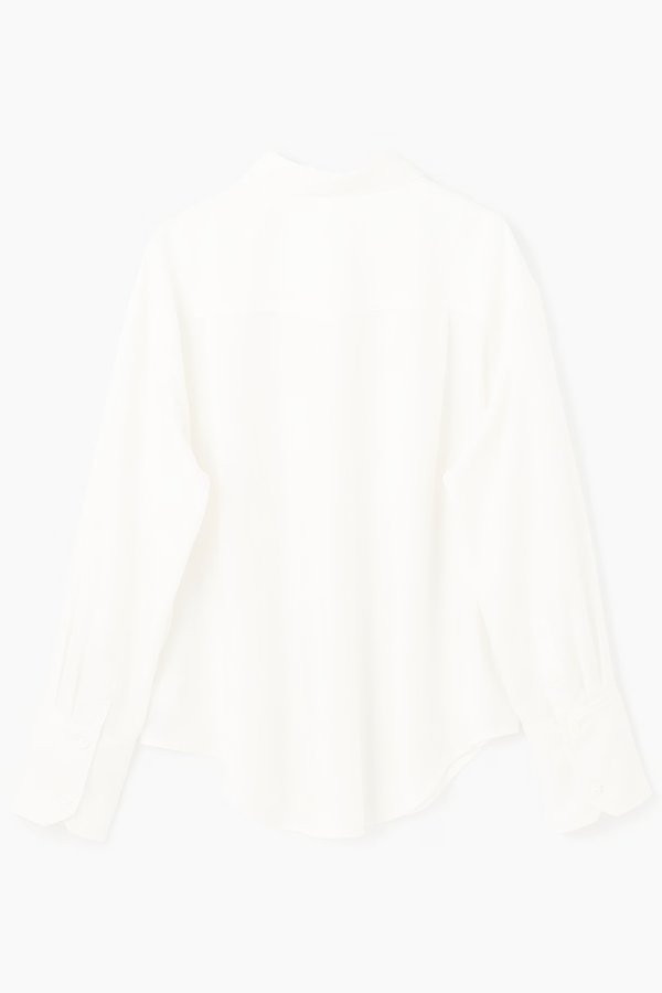 画像11:  {SOLD} グレースコンチネンタル｜GRACE CONTINENTAL  シアー2wayウエスタンシャツ{-BES} (11)