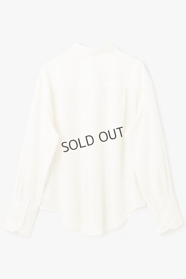 画像11: {SOLD}グレースコンチネンタル｜GRACE CONTINENTAL  シアー2wayウエスタンシャツ{-BES} (11)