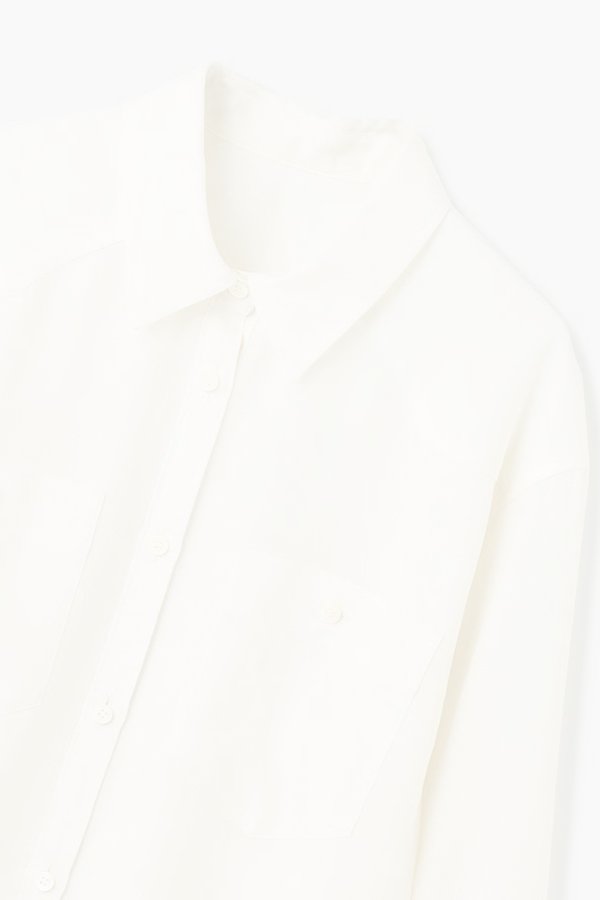 画像12:  {SOLD} グレースコンチネンタル｜GRACE CONTINENTAL  シアー2wayウエスタンシャツ{-BES} (12)