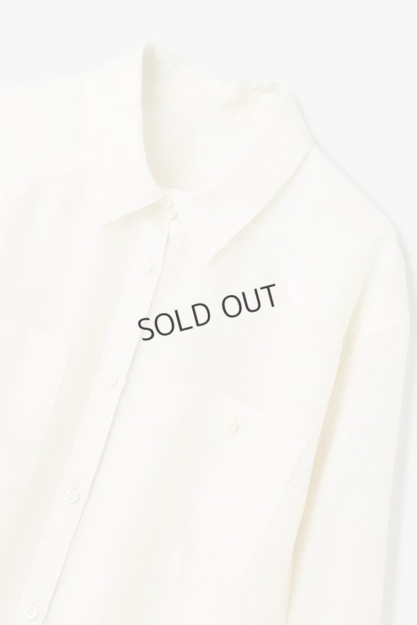 画像12: {SOLD}グレースコンチネンタル｜GRACE CONTINENTAL  シアー2wayウエスタンシャツ{-BES} (12)