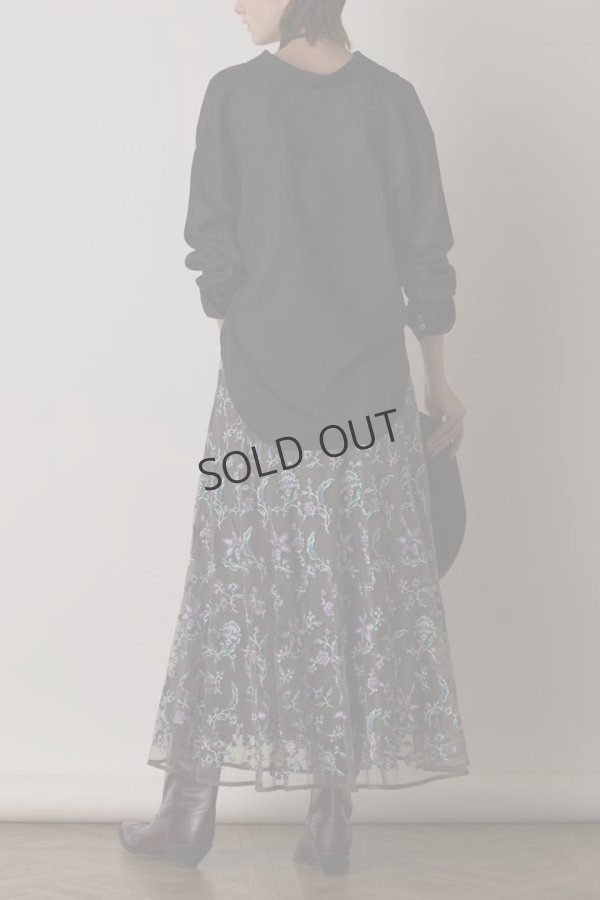 画像3: {SOLD}グレースコンチネンタル｜GRACE CONTINENTAL  シアー2wayウエスタンシャツ{-BES} (3)