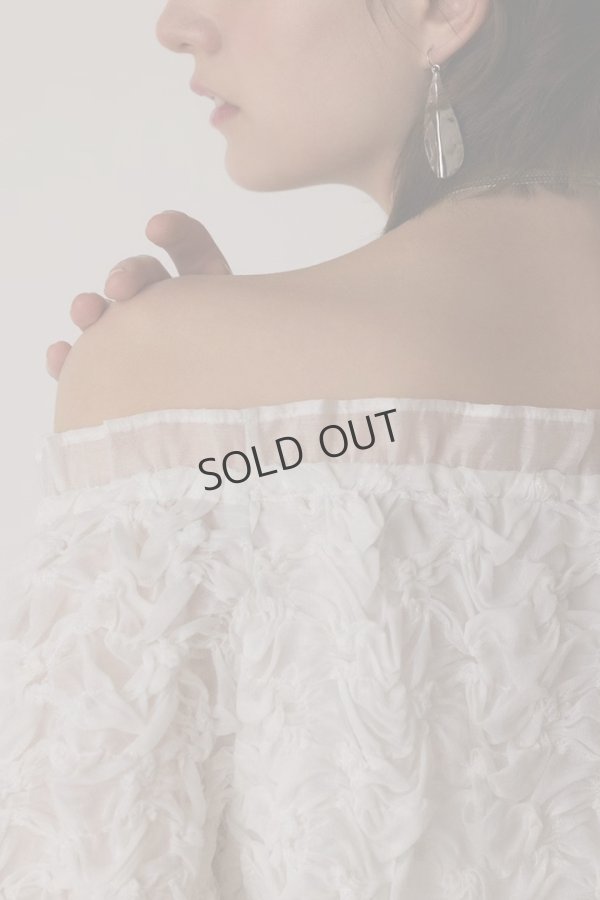 画像4: {SOLD}グレースコンチネンタル|GRACE CONTINENTAL  シャーリングトップ{-BES} (4)