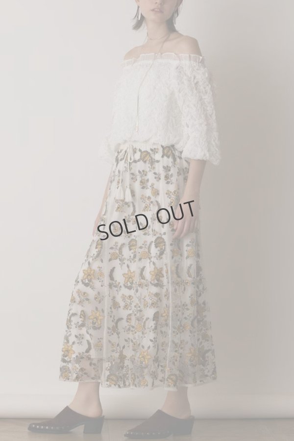 画像5: {SOLD}グレースコンチネンタル|GRACE CONTINENTAL  シャーリングトップ{-BES} (5)