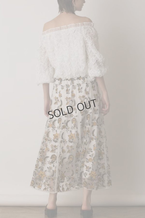 画像6: {SOLD}グレースコンチネンタル|GRACE CONTINENTAL  シャーリングトップ{-BES} (6)