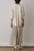 画像9: 【 10%OFF セール｜31,900円→28,710円】 グレースコンチネンタル｜GRACE CONTINENTAL  ハーフスリーブルーズシャツ{-BES} (9)