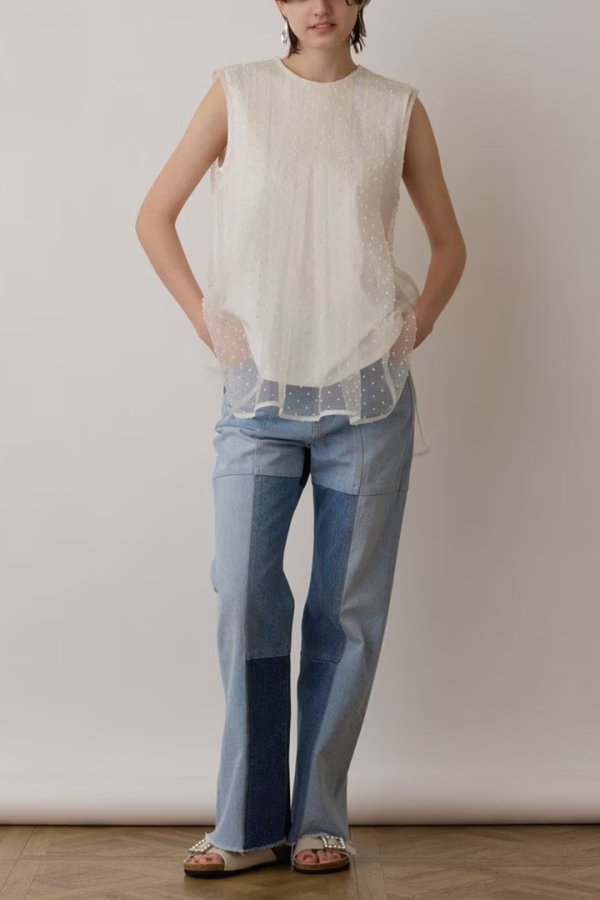 画像3: 【 40%OFF セール28,600円→17,160円】 グレースコンチネンタル|GRACE CONTINENTAL  シアージャガードカットトップ{-BES} (3)