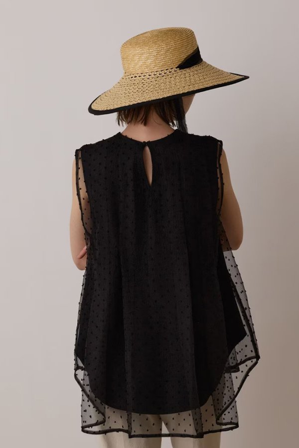 画像3: 【 40%OFF セール28,600円→17,160円】 グレースコンチネンタル|GRACE CONTINENTAL  シアージャガードカットトップ{-BES} (3)