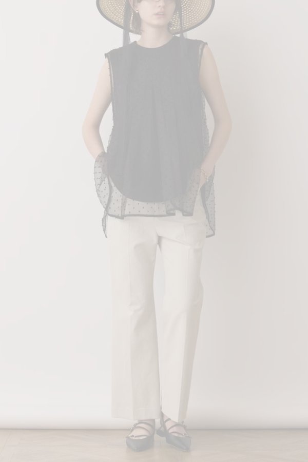 画像4:  {SOLD} グレースコンチネンタル｜GRACE CONTINENTAL  シアージャガードカットトップ{-BES} (4)