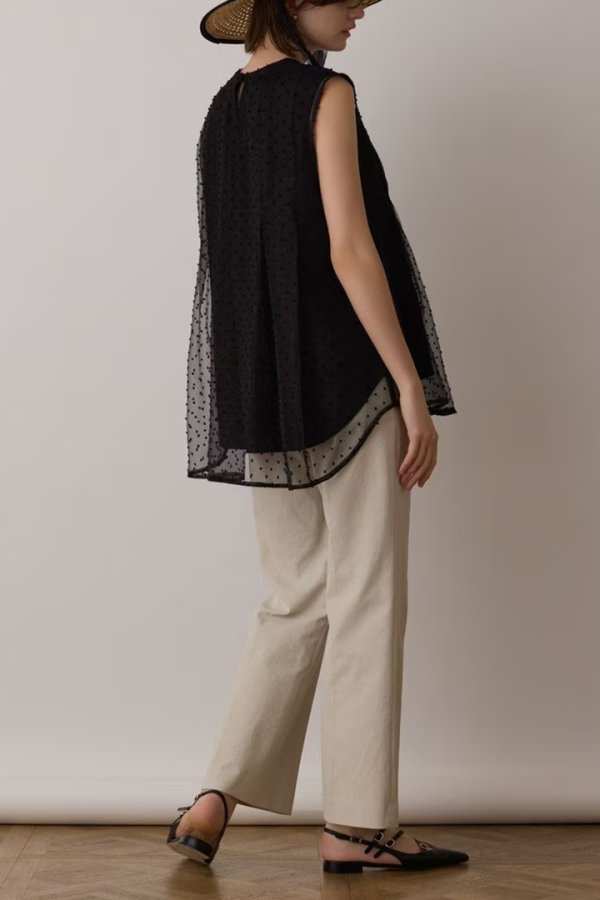 画像6: 【 40%OFF セール28,600円→17,160円】 グレースコンチネンタル|GRACE CONTINENTAL  シアージャガードカットトップ{-BES} (6)