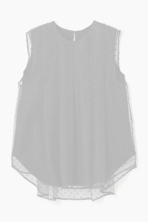 画像7:  {SOLD} グレースコンチネンタル｜GRACE CONTINENTAL  シアージャガードカットトップ{-BES} (7)