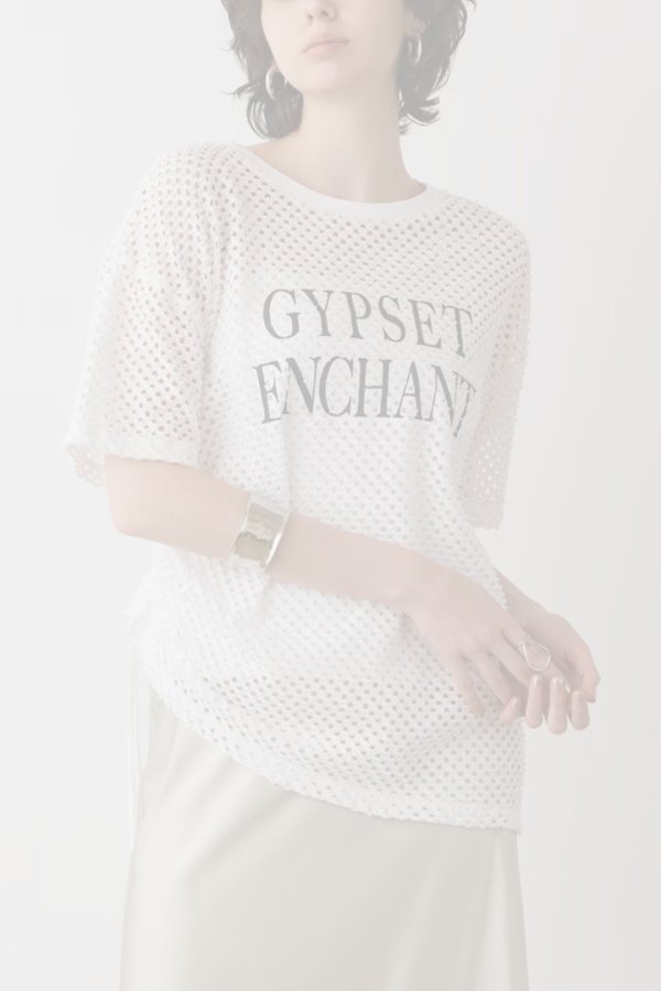 画像1:   グレースコンチネンタル｜GRACE CONTINENTAL  クラッシュロゴTシャツ{-BES} (1)