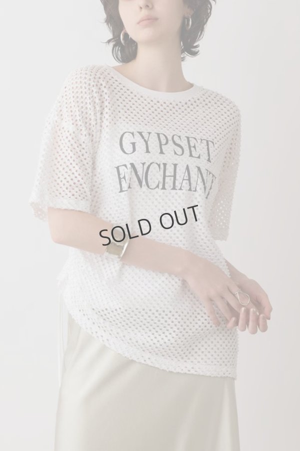 画像1: {SOLD}グレースコンチネンタル｜GRACE CONTINENTAL  クラッシュロゴTシャツ{-BES} (1)