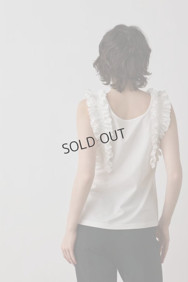 画像4: {SOLD}グレースコンチネンタル｜GRACE CONTINENTAL  フリルカットトップ{-BES} (4)