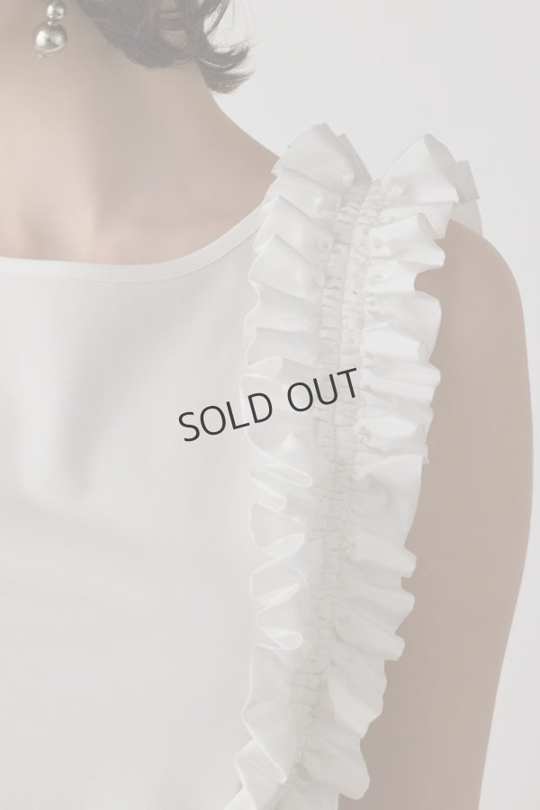 画像6: {SOLD}グレースコンチネンタル｜GRACE CONTINENTAL  フリルカットトップ{-BES} (6)