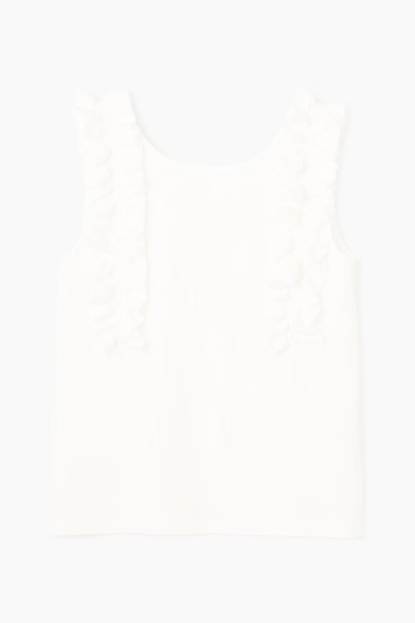 画像8:   グレースコンチネンタル｜GRACE CONTINENTAL  フリルカットトップ{-BES} (8)