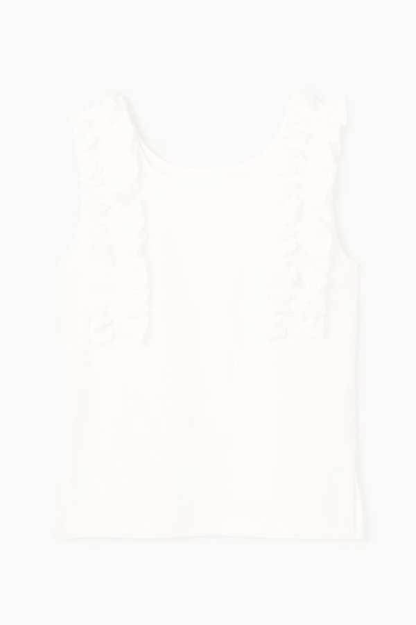 画像9:   グレースコンチネンタル｜GRACE CONTINENTAL  フリルカットトップ{-BES} (9)