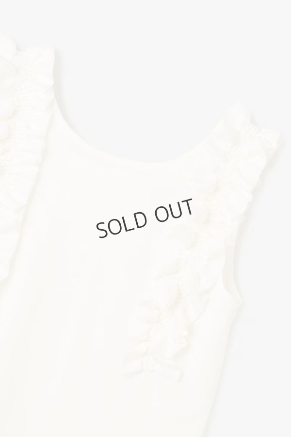 画像10: {SOLD}グレースコンチネンタル｜GRACE CONTINENTAL  フリルカットトップ{-BES} (10)