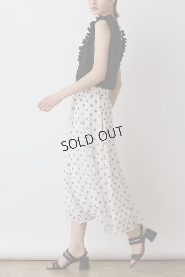 画像3: {SOLD}グレースコンチネンタル|GRACE CONTINENTAL  フリルカットトップ{-BES} (3)