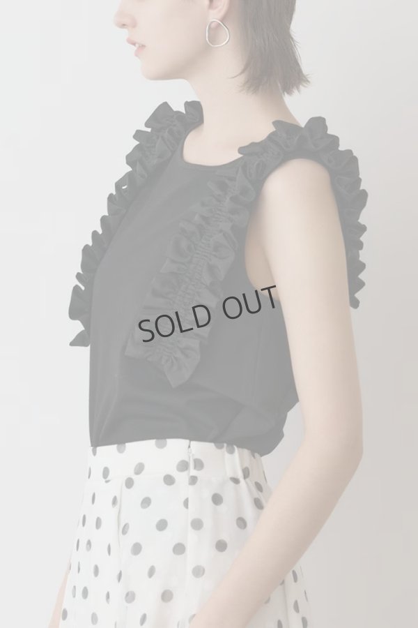 画像5: {SOLD}グレースコンチネンタル|GRACE CONTINENTAL  フリルカットトップ{-BES} (5)
