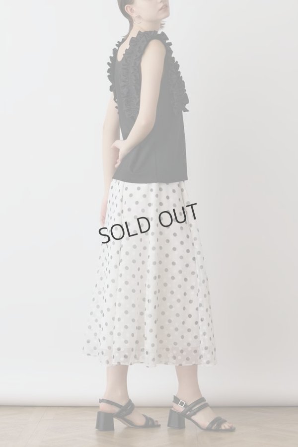 画像9: {SOLD}グレースコンチネンタル|GRACE CONTINENTAL  フリルカットトップ{-BES} (9)