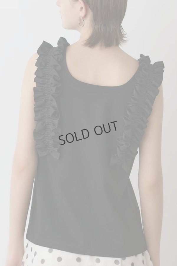 画像11: {SOLD}グレースコンチネンタル|GRACE CONTINENTAL  フリルカットトップ{-BES} (11)