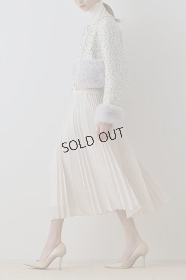 画像5: {※取り寄せ不可}グレースコンチネンタル｜GRACE CONTINENTAL  ツイードコンビジャケット{-BEA} (5)