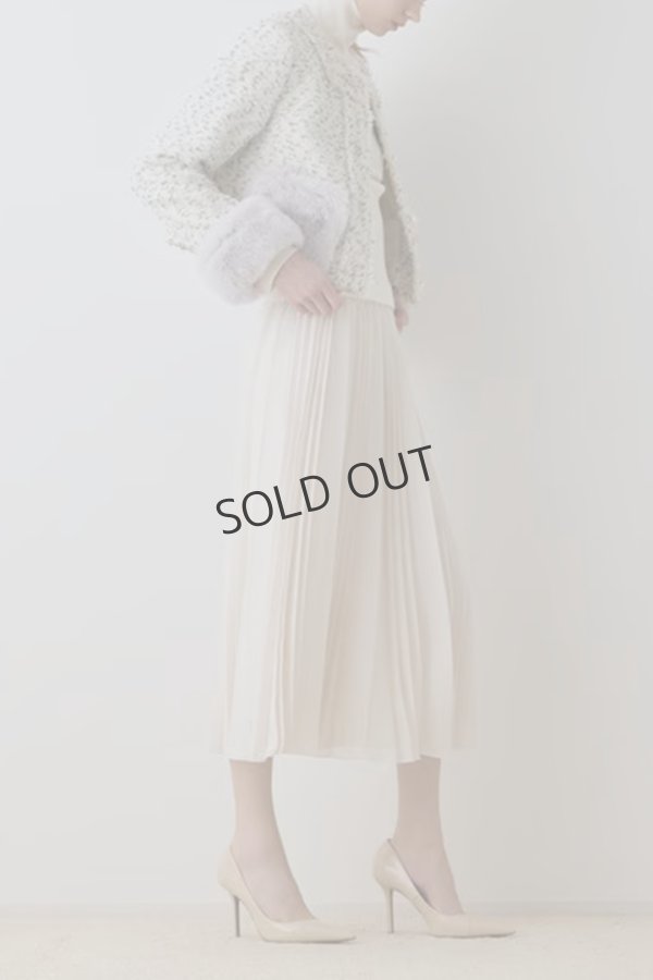 画像6: {※取り寄せ不可}グレースコンチネンタル｜GRACE CONTINENTAL  ツイードコンビジャケット{-BEA} (6)