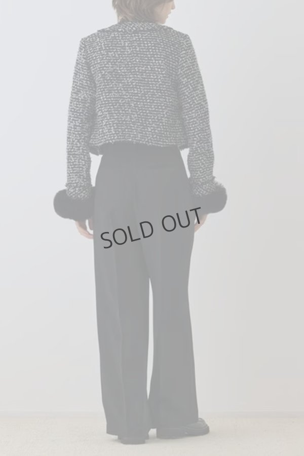 画像4: グレースコンチネンタル｜GRACE CONTINENTAL  ツイードコンビジャケット{-BEA} (4)