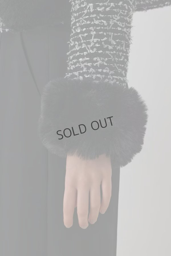 画像8: グレースコンチネンタル｜GRACE CONTINENTAL  ツイードコンビジャケット{-BEA} (8)