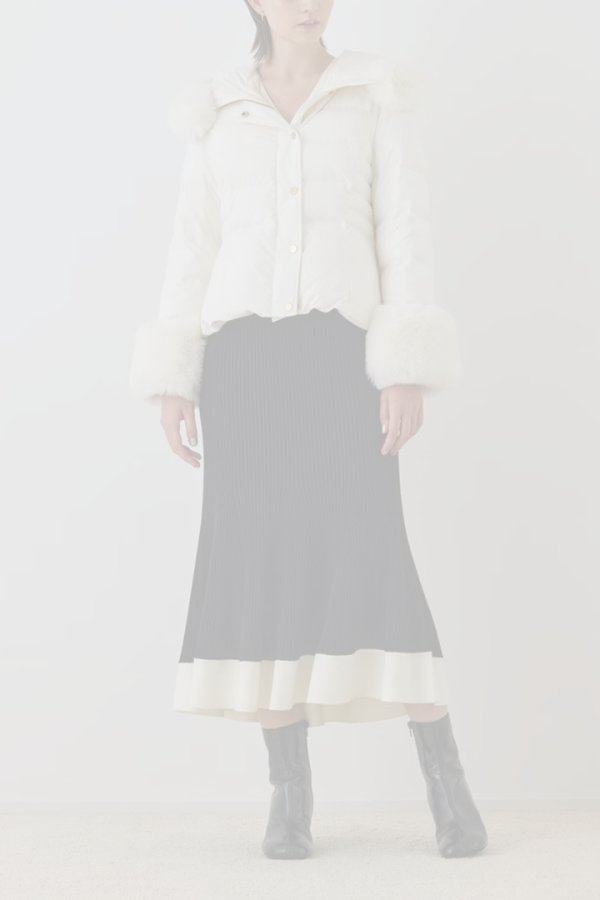 画像2:   グレースコンチネンタル｜GRACE CONTINENTAL  エコファーショートダウンジャケット{-BEA} (2)
