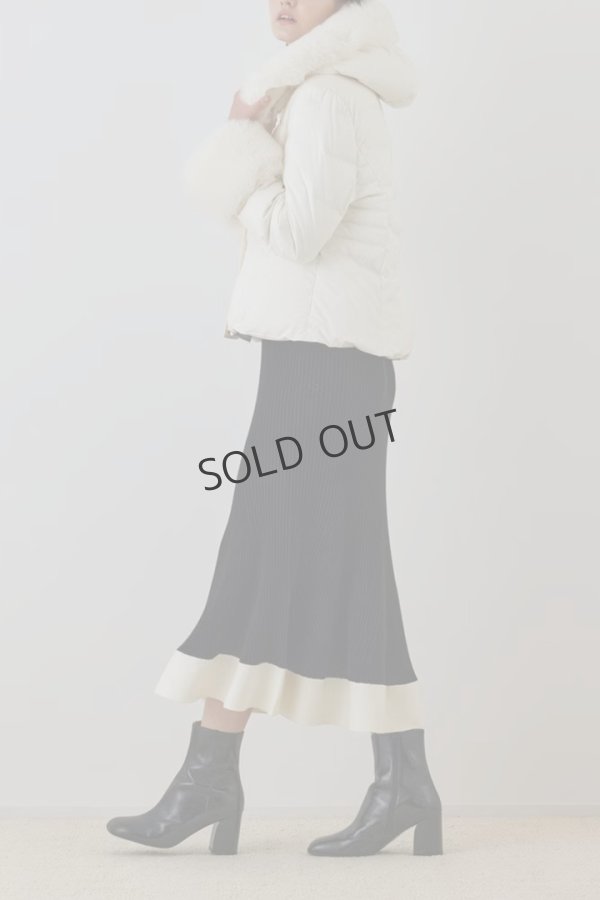 画像7: {SOLD}グレースコンチネンタル｜GRACE CONTINENTAL  エコファーショートダウンジャケット{-BEA} (7)