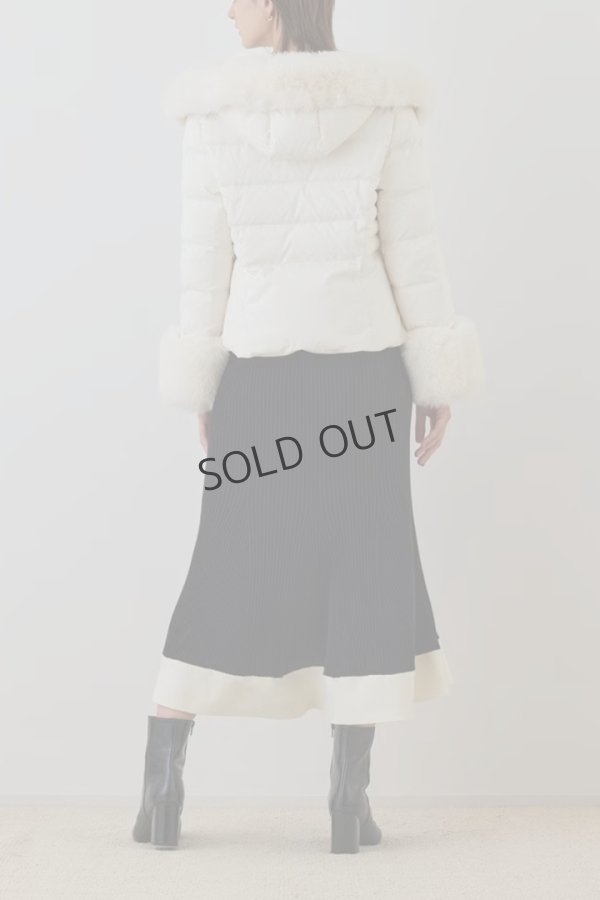 画像8: {SOLD}グレースコンチネンタル｜GRACE CONTINENTAL  エコファーショートダウンジャケット{-BEA} (8)