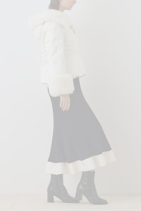 画像9:   グレースコンチネンタル｜GRACE CONTINENTAL  エコファーショートダウンジャケット{-BEA} (9)