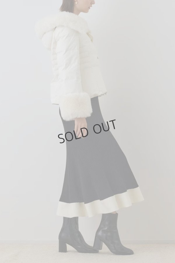 画像9: {SOLD}グレースコンチネンタル｜GRACE CONTINENTAL  エコファーショートダウンジャケット{-BEA} (9)