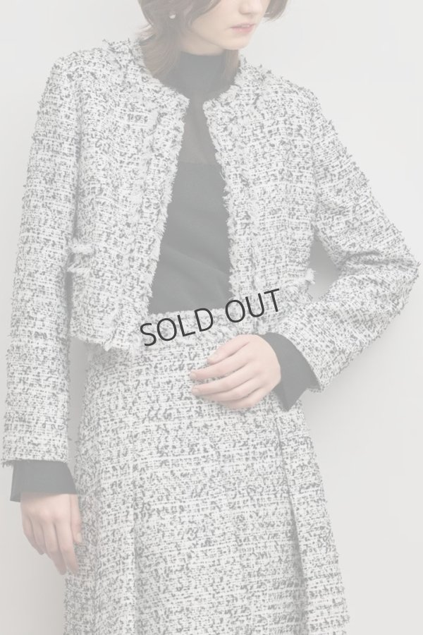 画像1: グレースコンチネンタル｜GRACE CONTINENTAL  ミックスツイードジャケット {-BFS} (1)