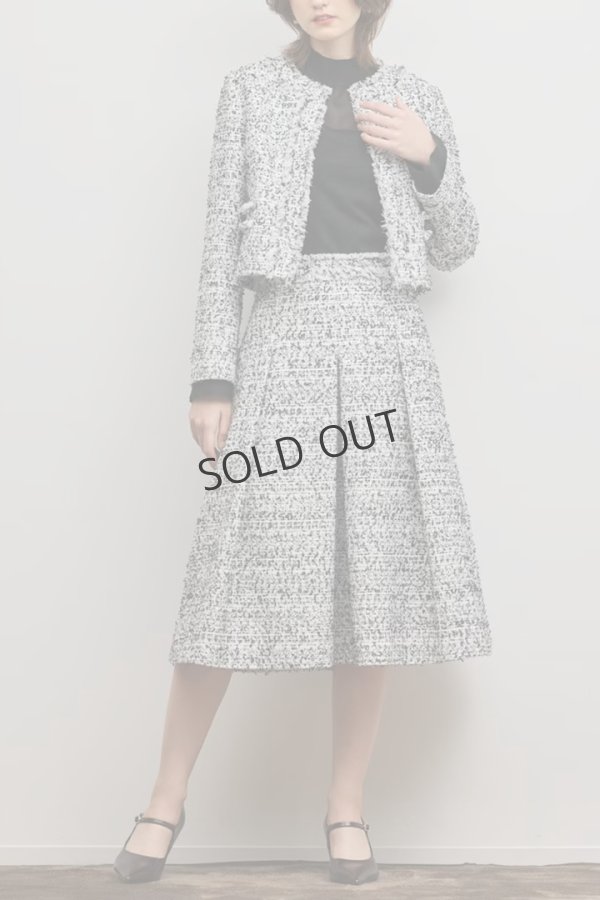 画像2: グレースコンチネンタル｜GRACE CONTINENTAL  ミックスツイードジャケット {-BFS} (2)