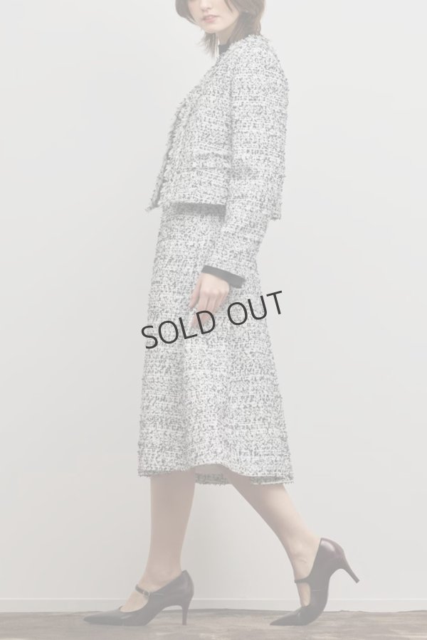 画像3: グレースコンチネンタル｜GRACE CONTINENTAL  ミックスツイードジャケット {-BFS} (3)