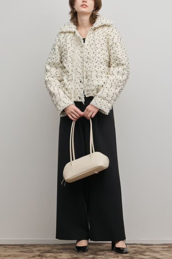 画像2: グレースコンチネンタル｜GRACE CONTINENTAL  ツイードダウンジャケット{-BFS} (2)