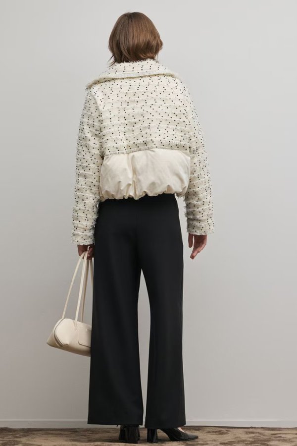 画像4: グレースコンチネンタル｜GRACE CONTINENTAL  ツイードダウンジャケット{-BFS} (4)