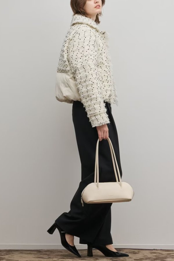 画像5: グレースコンチネンタル｜GRACE CONTINENTAL  ツイードダウンジャケット{-BFS} (5)