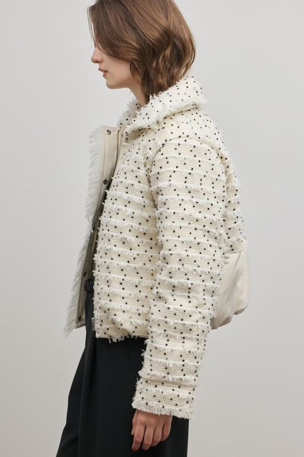 画像8: グレースコンチネンタル｜GRACE CONTINENTAL  ツイードダウンジャケット{-BFS} (8)