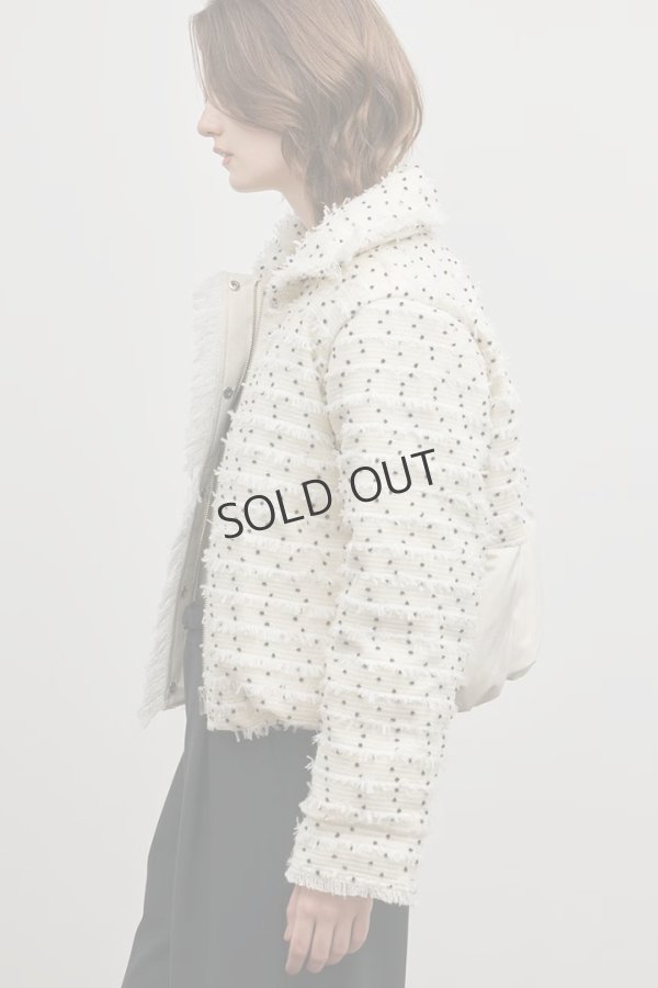 画像8: グレースコンチネンタル｜GRACE CONTINENTAL  ツイードダウンジャケット{-BFS} (8)